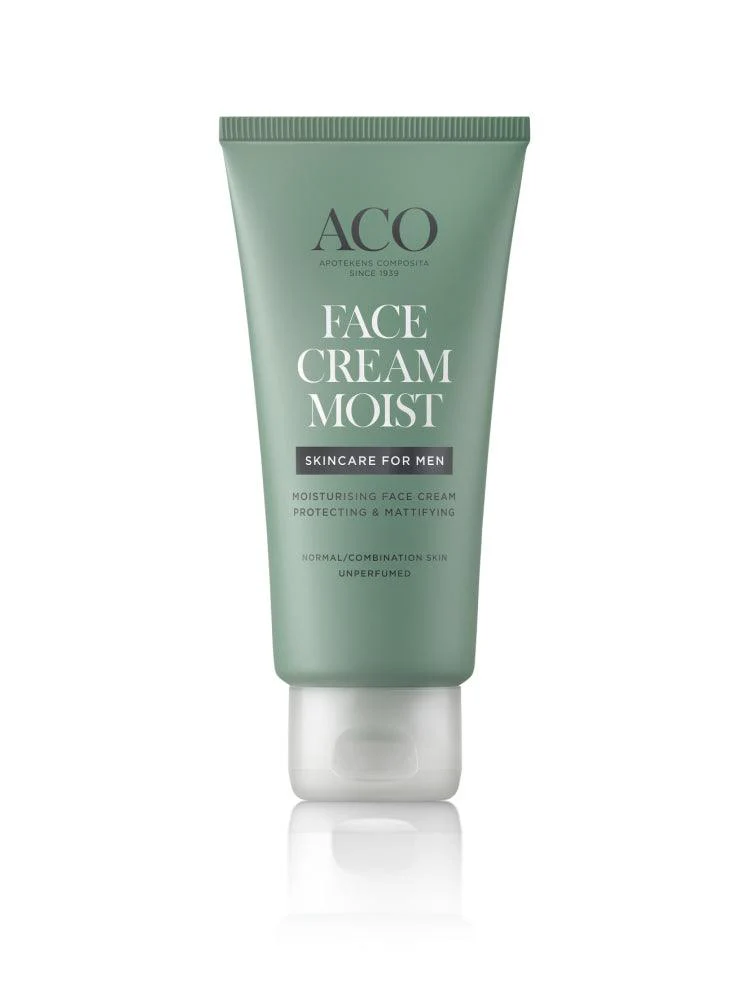 Aco Men Face Cream Moist Hajusteeton