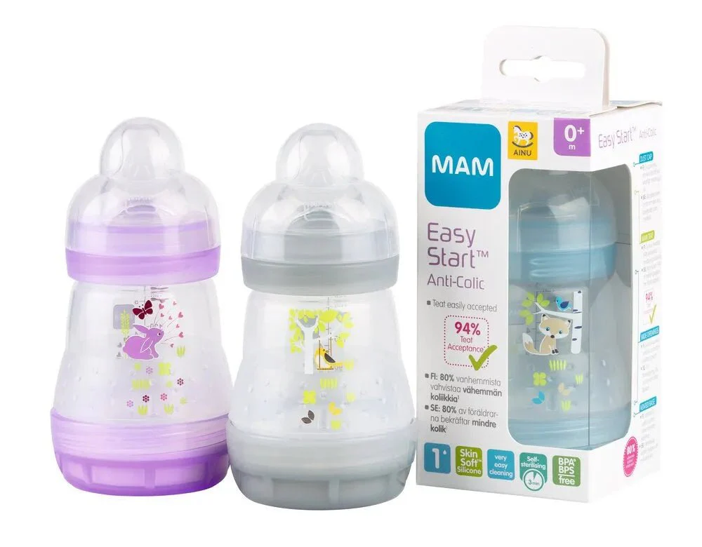 Ainu Mam Easy Start Tuttipullo 160 ml Anti-Colic - Image 2