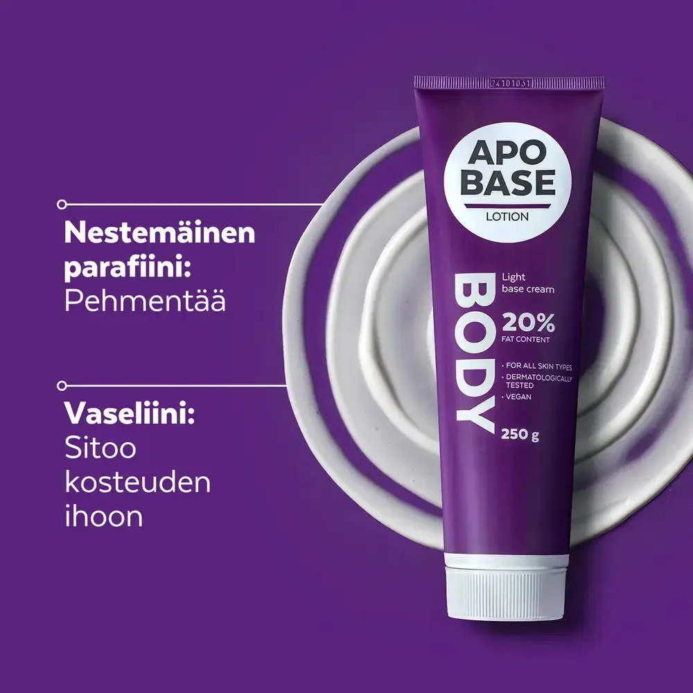 Apobase Lotion 20% kevyt perusvoide - Image 3