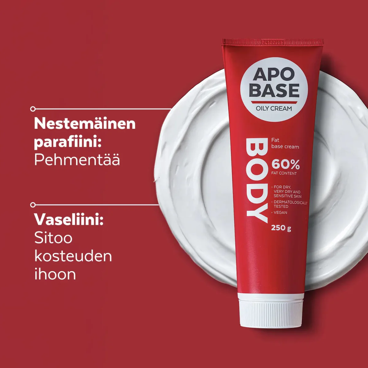 Apobase Oily Creme 60 % Rasvainen Voide - Image 2