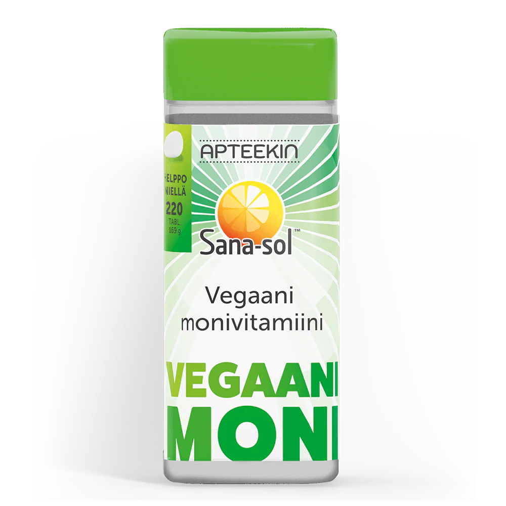 Apteekin Sana-Sol Vegaani Monivitamiini