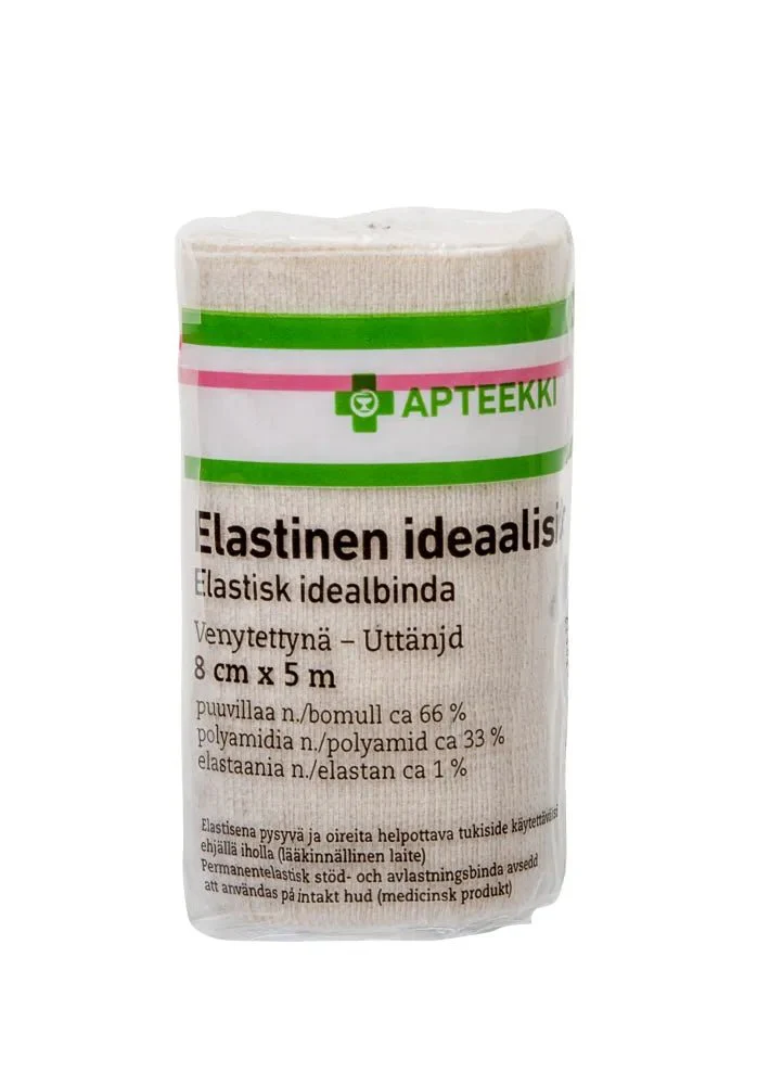 Apteekki Ideaaliside Elastinen 8cm x 5M - Image 2
