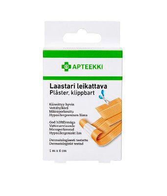 Apteekki Laastari Leikattava, Muovi 6cm X 1M /Rasia