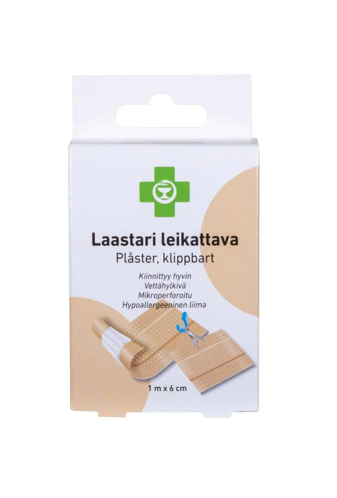 Apteekki Laastari Leikattava, Muovi 6cm X 1M /Rasia - Image 2