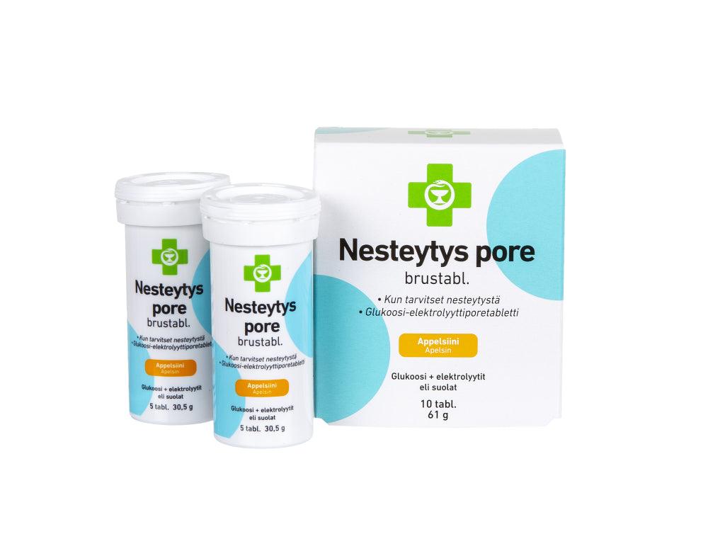 Apteekki Nesteytys, Poretabletti - Appelsiini