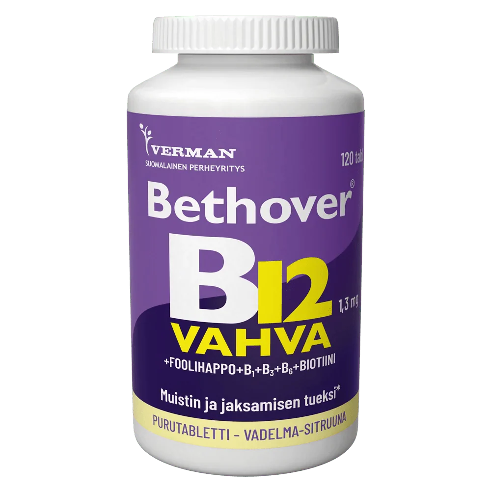 Bethover Strong B12 Vadelma-Sitruuna
