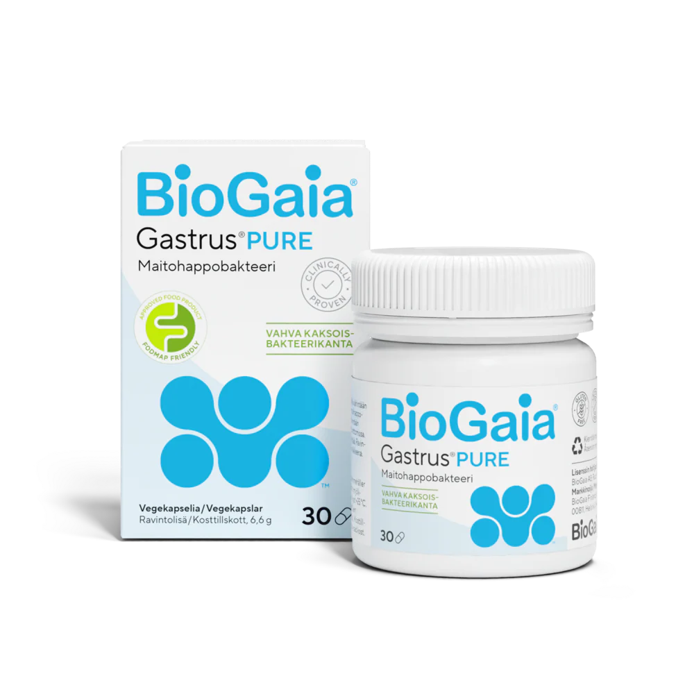 BioGaia Gastrus PURE vegekapselit - Image 2