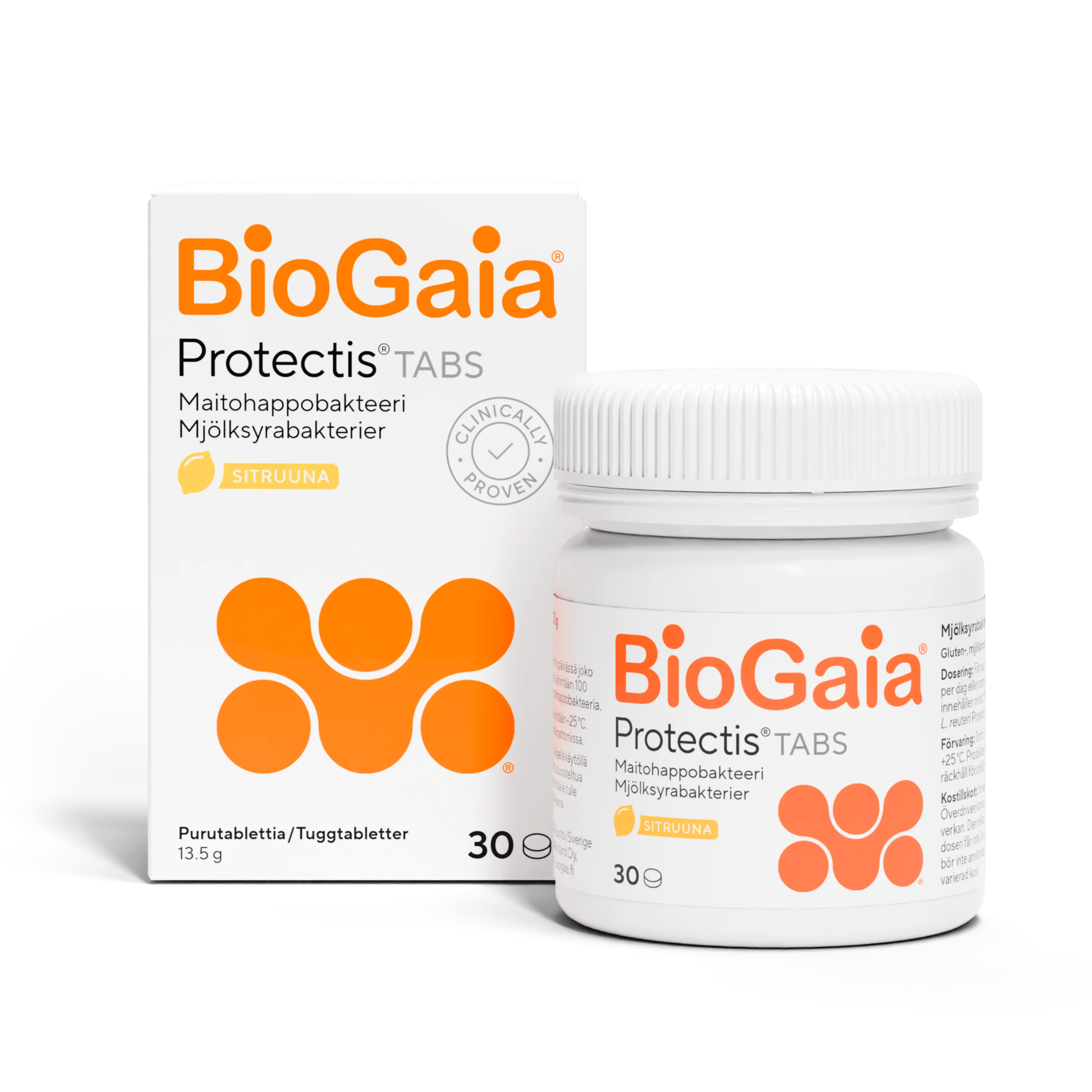 Biogaia Tabs Sitruuna maitohappobakteeri
