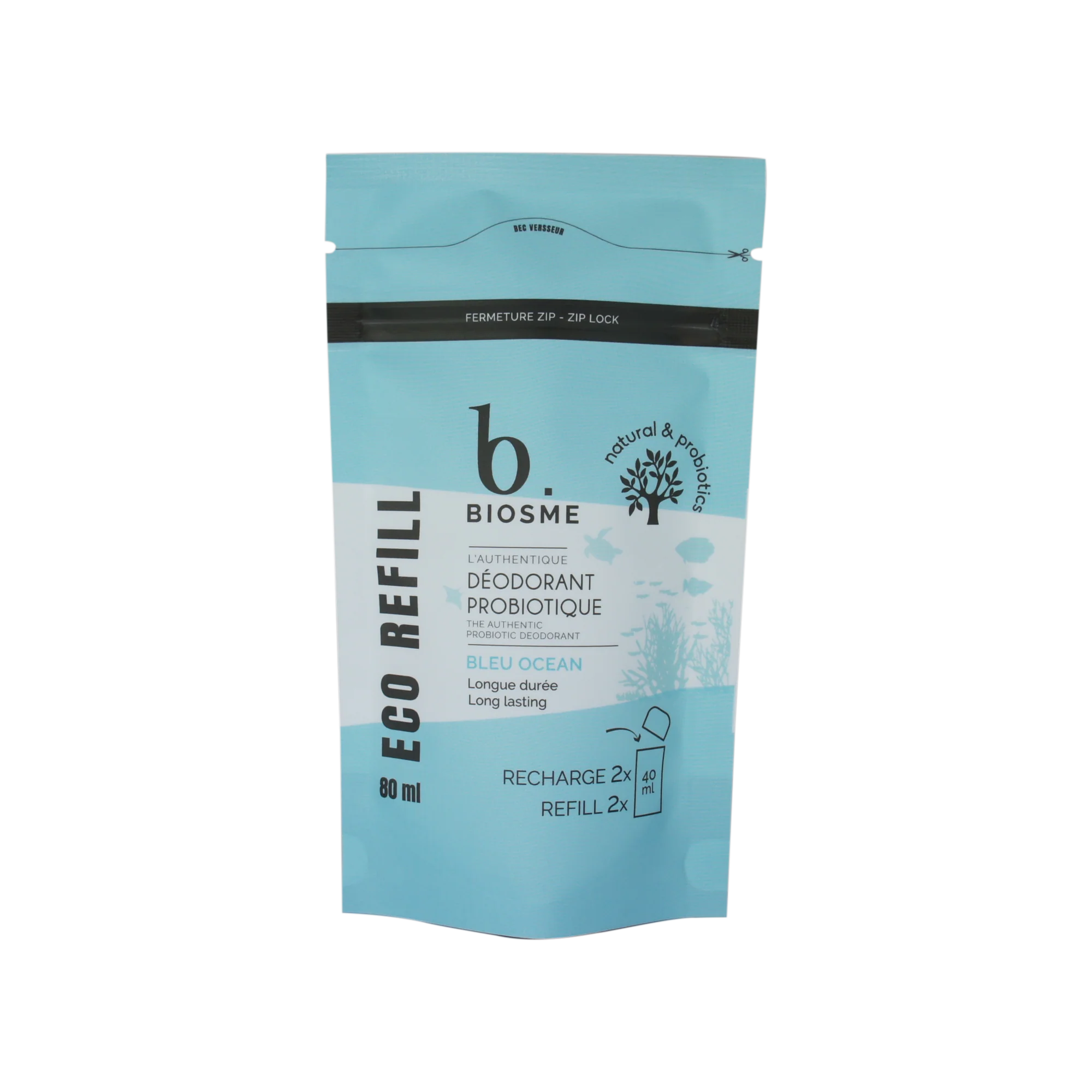 Biosme deo Bleu Ocean refill 80 ml