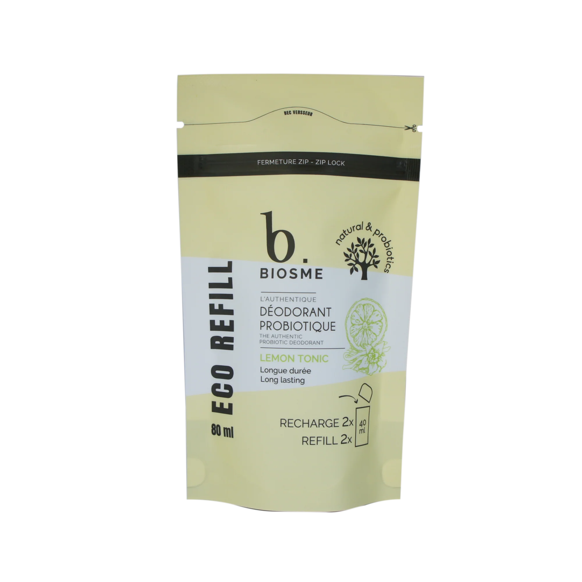 Biosme deo Lemon Tonic refill 80 ml