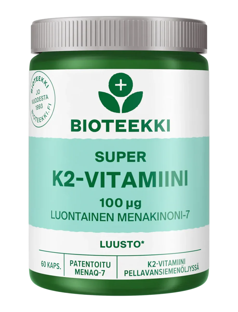 Bioteekki Super K2-Vitamiini (Menakinoni-7)