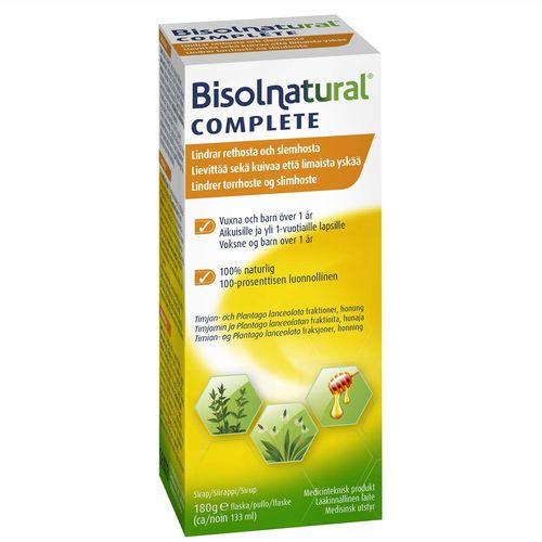 Bisolnatural Complete - helpottaa kuivaa ja limaista yskää
