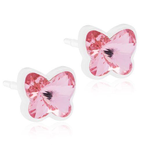 Blomdahl Butterfly 5mm Light Rose - Korvakoru