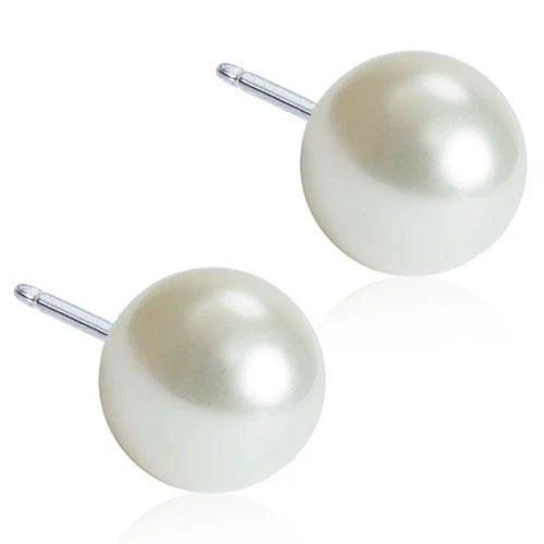 Blomdahl Pearl 6mm White - Korvakoru