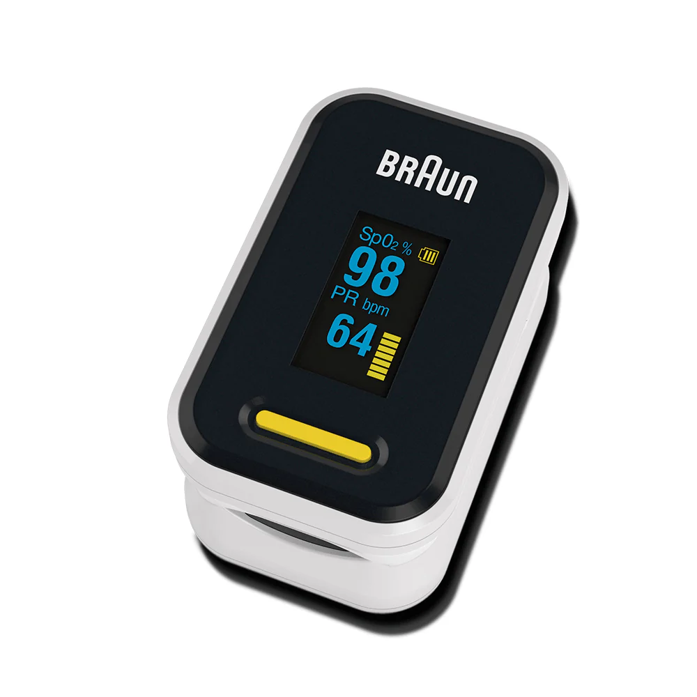 Braun Pulse Oximeter 1 Happisaturaatiomittari