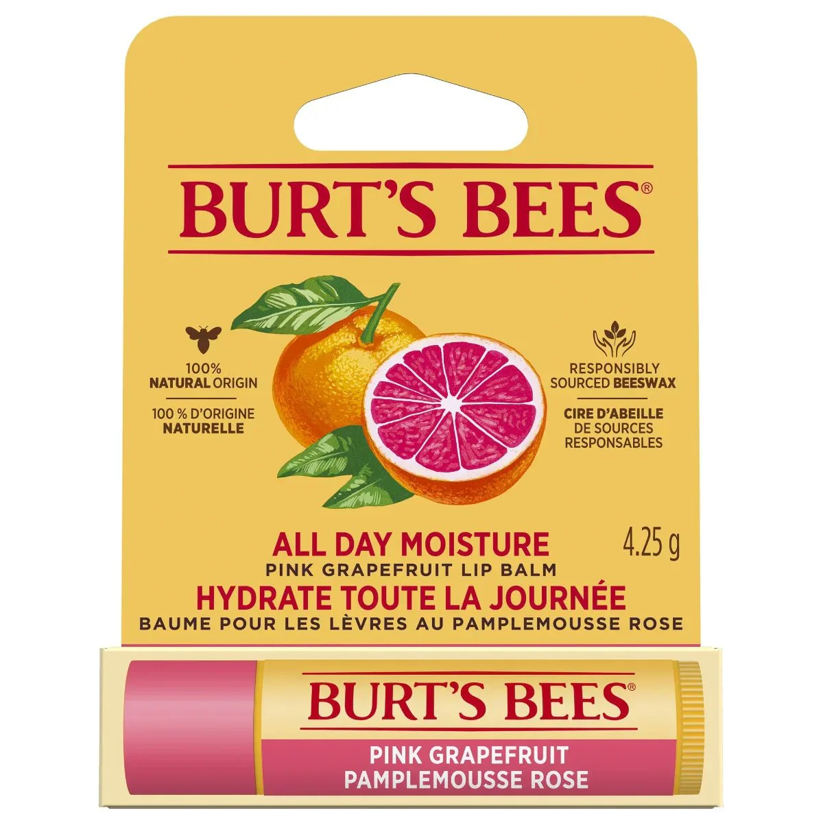 Burts Bees Lip Balm Pink Grapefruit 4,25 g