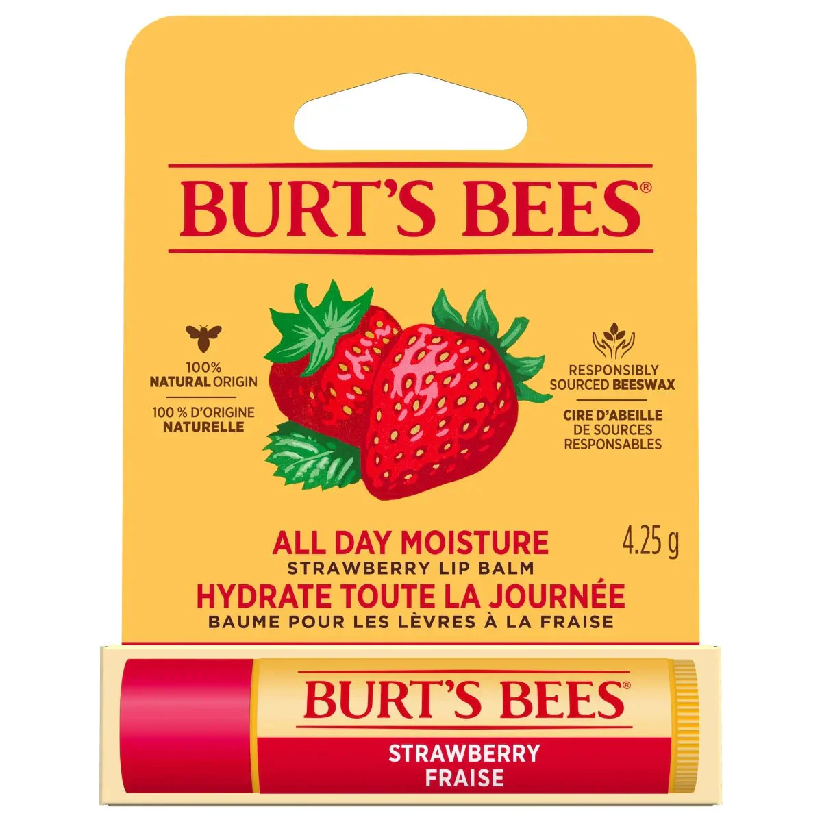 Burts Bees Lip Balm Strawberry 4,25 g