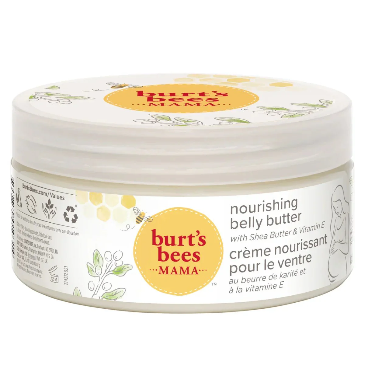 Burts Bees Mama Bee Belly Butter, voide vatsalle 185 g