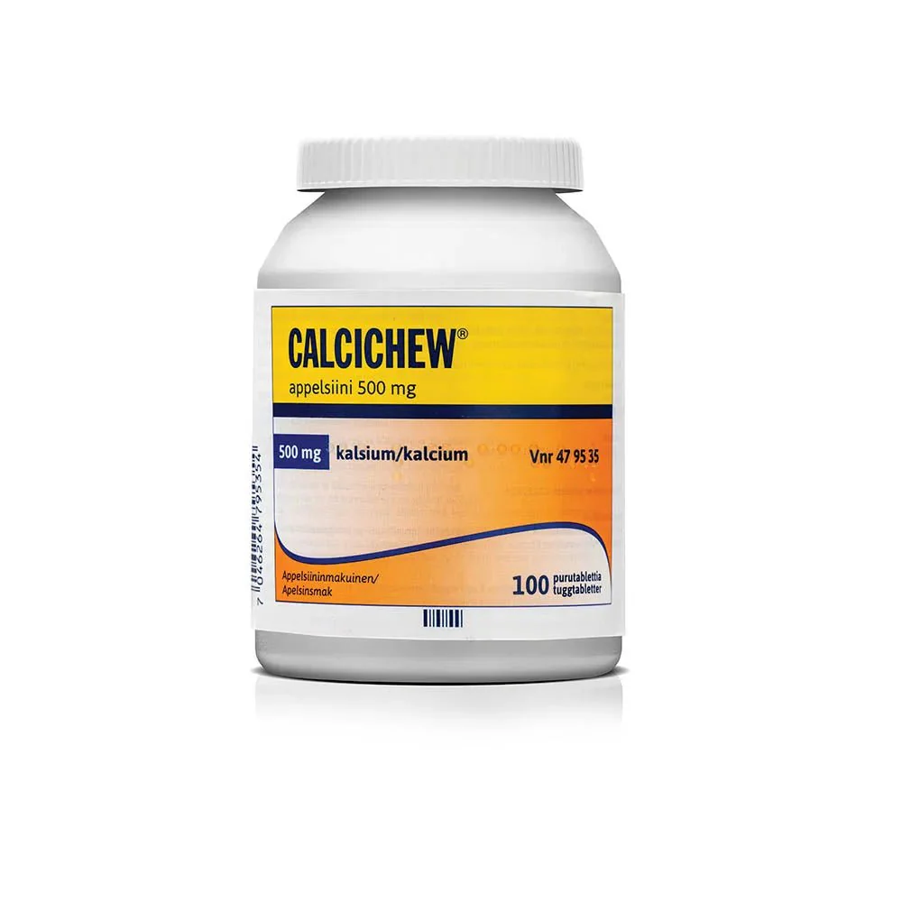 Calcichew Appelsiini 500 mg Purutabl - Image 2