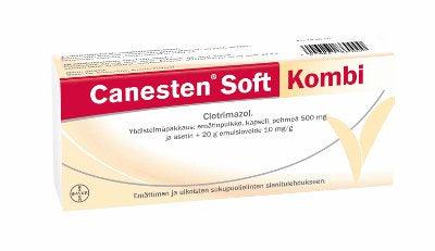Canesten Soft Kombi Emulsiovoide + Emätinpuikko, Kaps Pehmeä