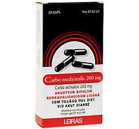 Carbo Medicinalis 200 mg Kaps, Kova