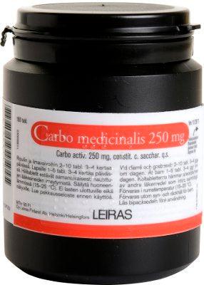 Carbo Medicinalis 250 mg Tabl - Image 2