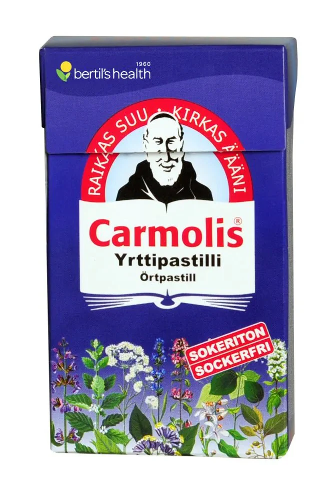 Carmolis Sokeriton Yrttipastilli