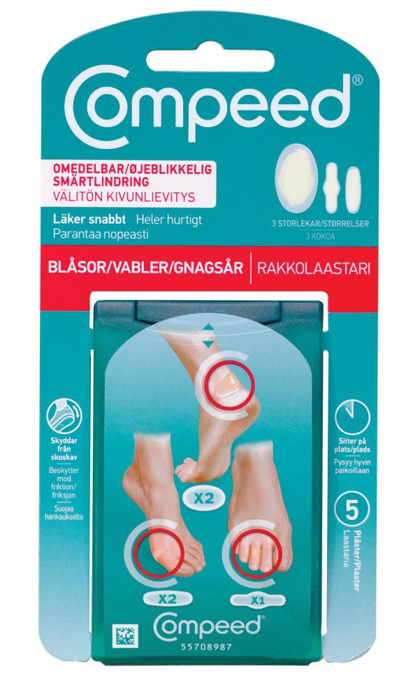 Compeed Mix-Pack Rakkolaastari 5 kpl
