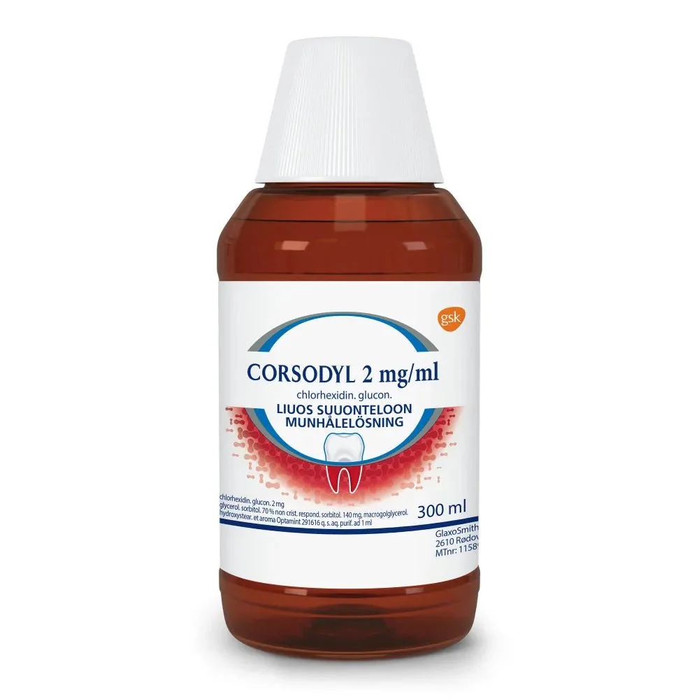 Corsodyl 2 mg/ml Liuos Suuonteloon - Image 2