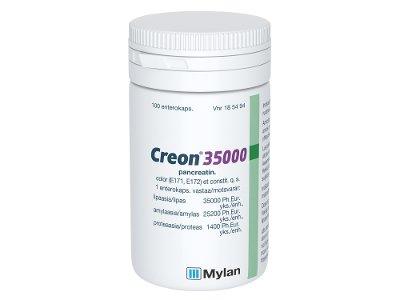 Creon 35 000 420 mg Enterokaps, Kova