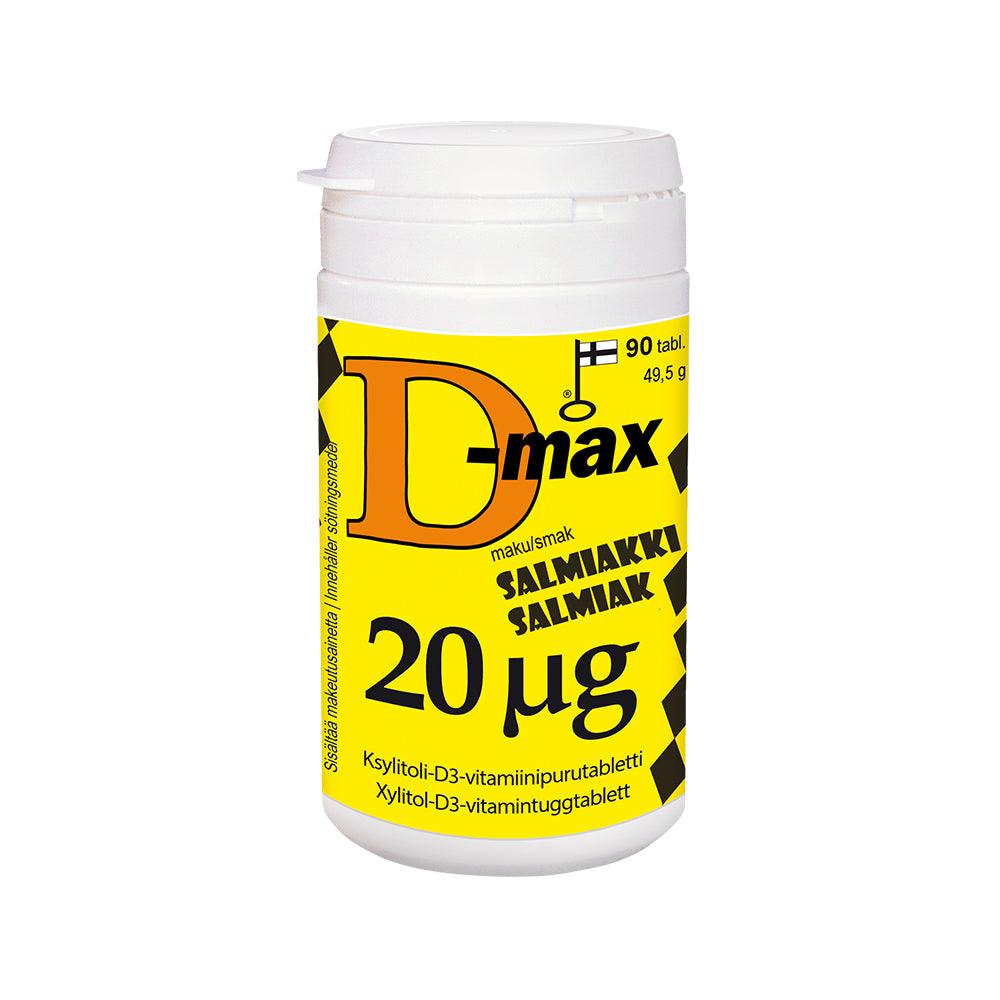 D-Max 20 mikrog Salmiakki
