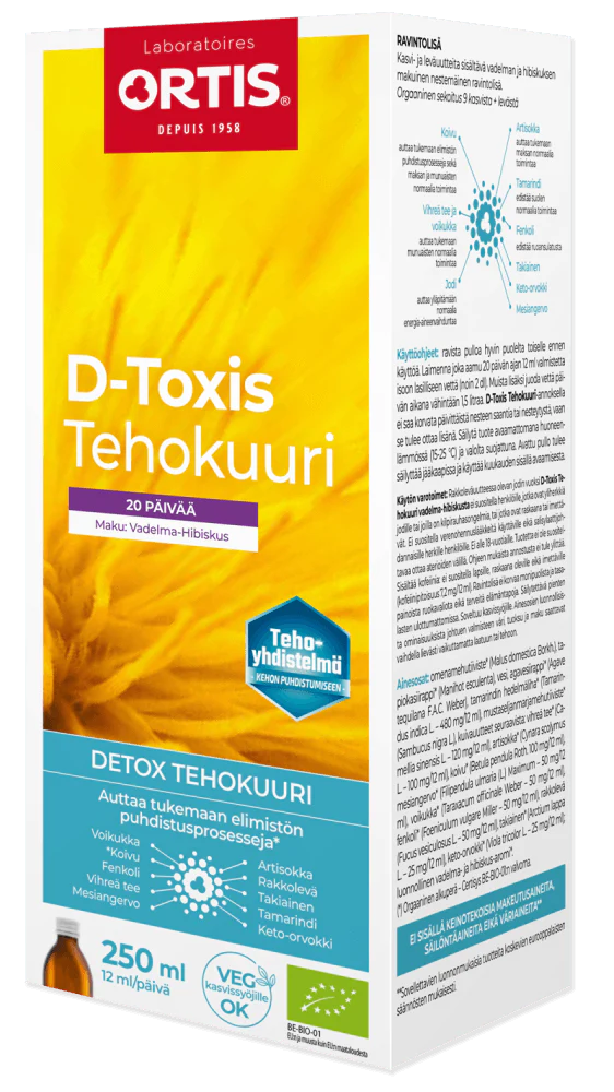D-Toxis Detox Tehokuuri Vadelm