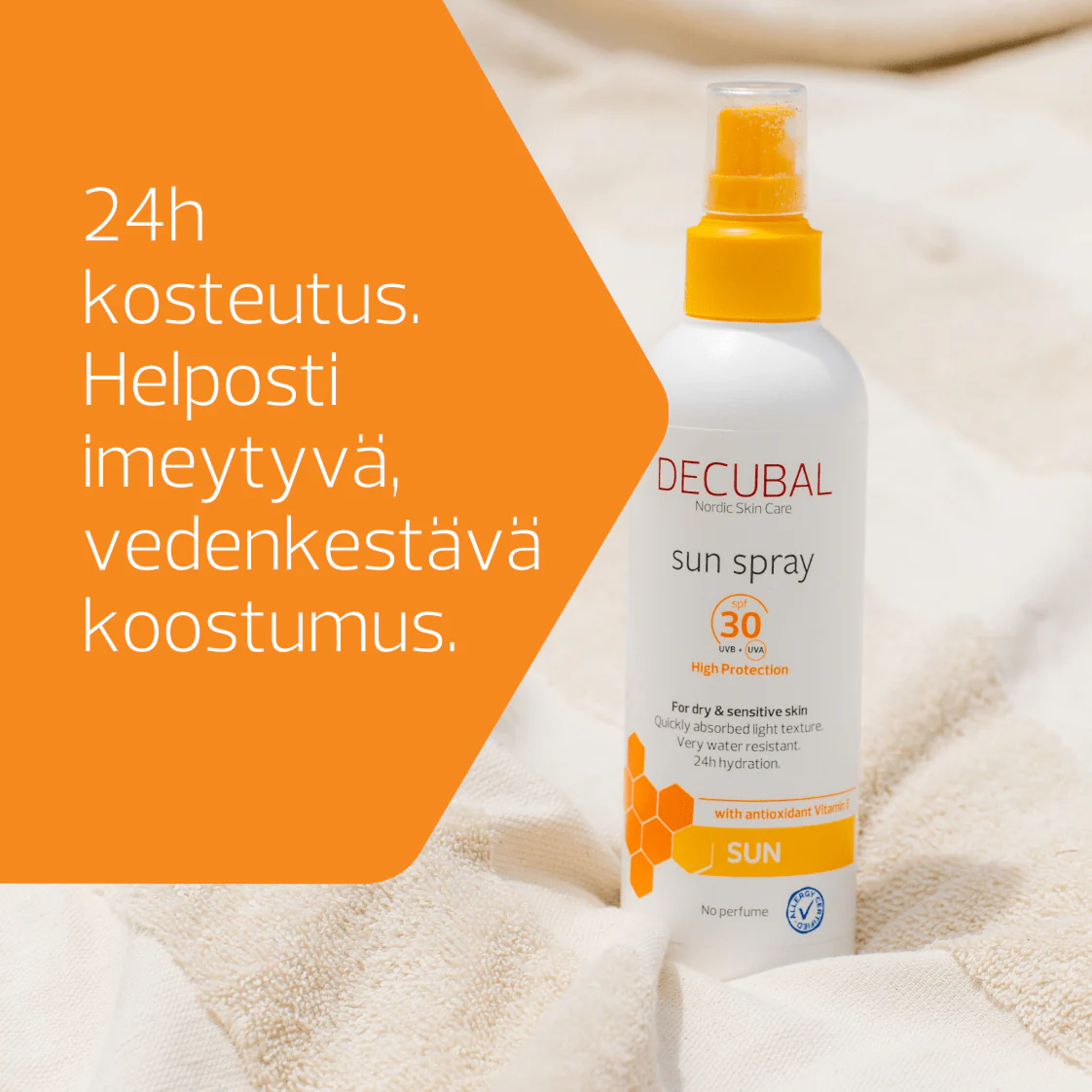 Decubal Body Sunspray SPF30 Pullo - Image 3