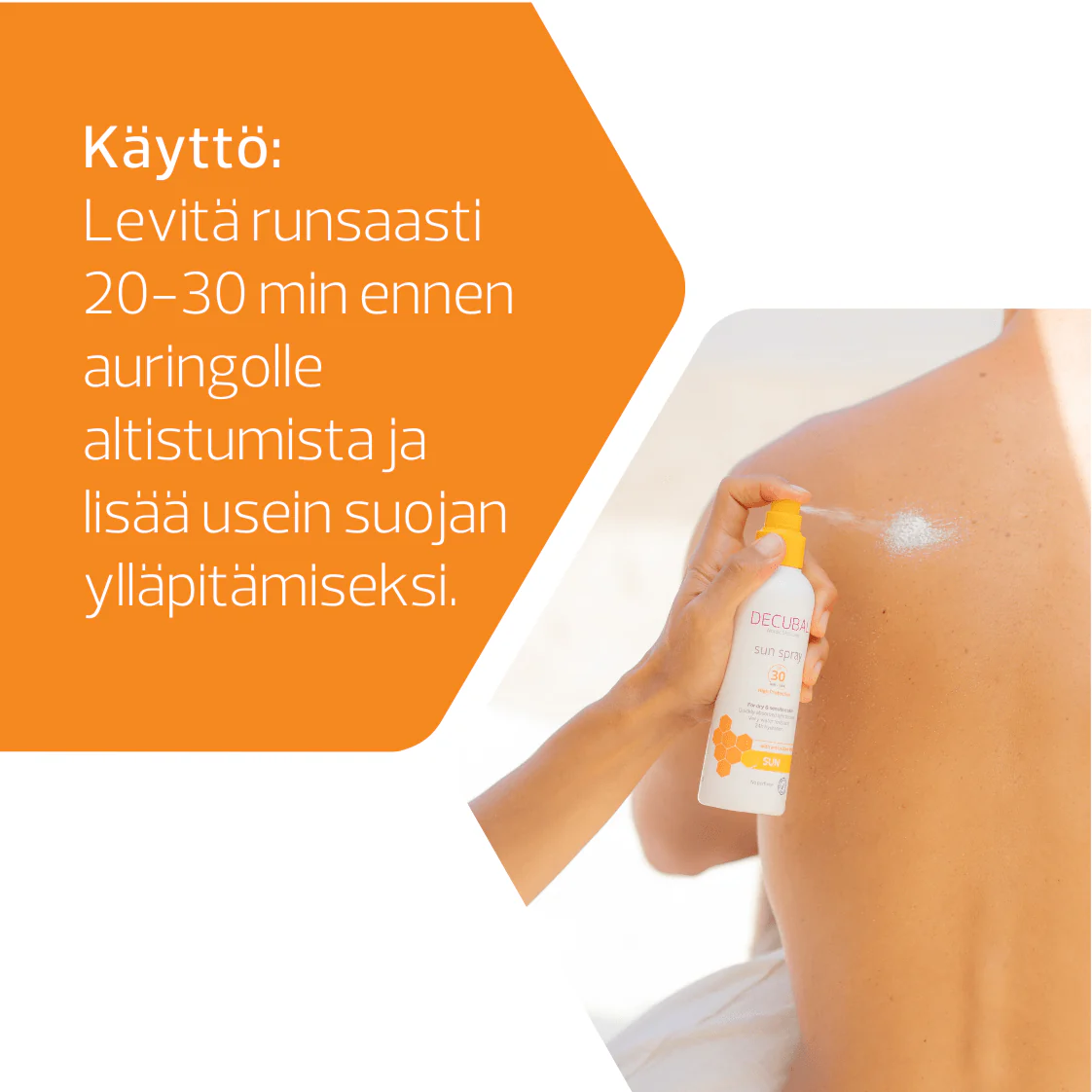 Decubal Body Sunspray SPF30 Pullo - Image 5