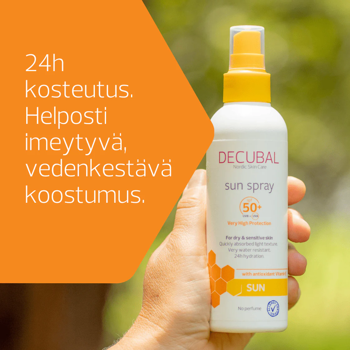 Decubal Body Sunspray SPF50+ Pullo - Image 3