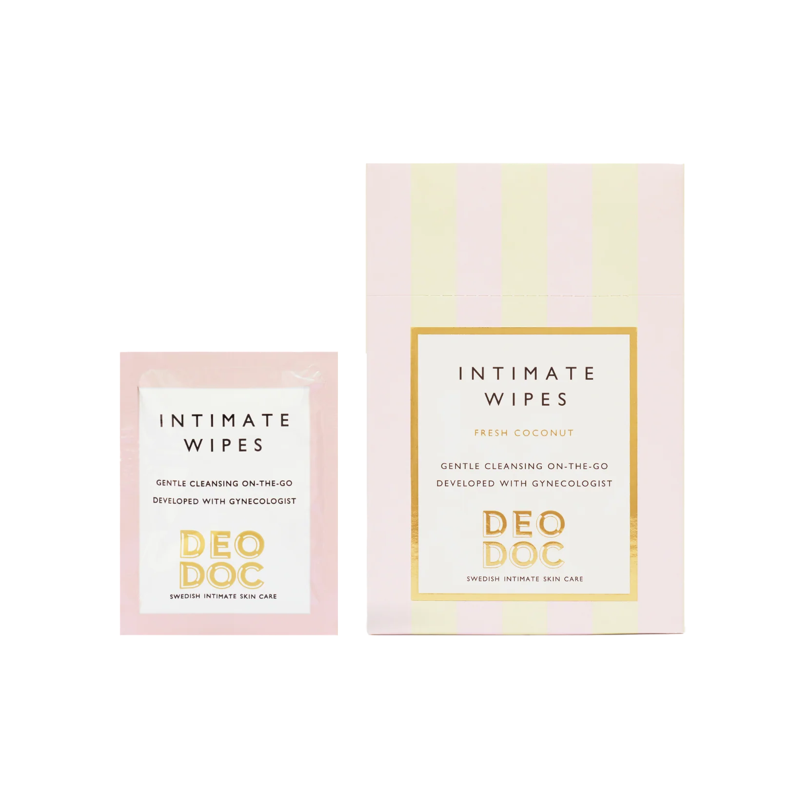 DeoDoc Intimate Wipes Fresh Coconut 10 kpl