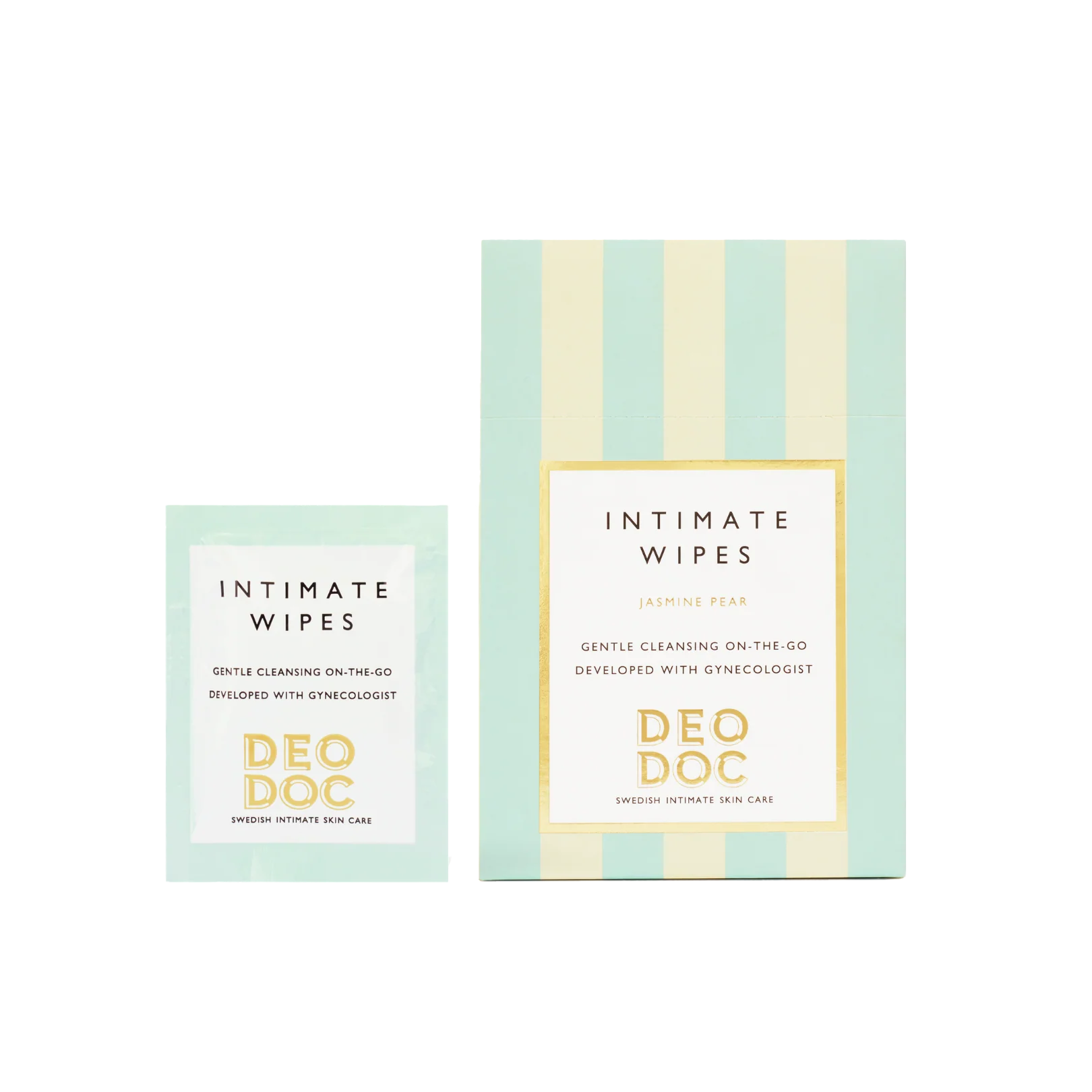 DeoDoc Intimate Wipes Jasmine Pear 10 kpl