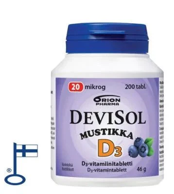 DeviSol Mustikka 20 mcg - D-vitamiini - Image 2