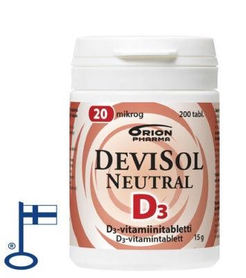 DeviSol Neutral 20 mcg - D-vitamiini