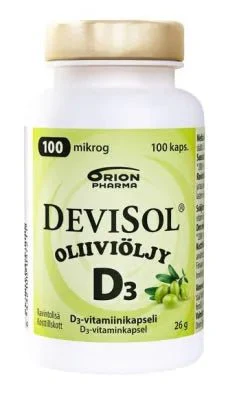 DeviSol Oliiviöljy 100 mcg - D-vitamiini - Image 2