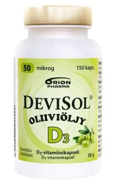 DeviSol Oliiviöljy 50 mcg - D-vitamiini - Image 2