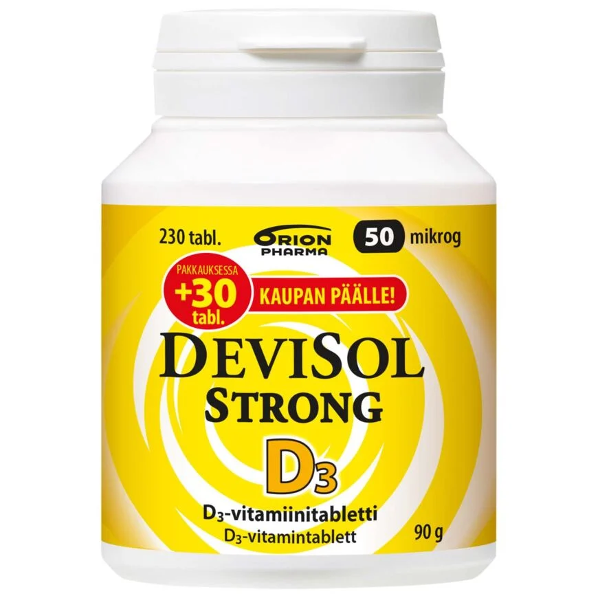 Devisol Strong 50 mikrog imeskelytabl 230 kpl