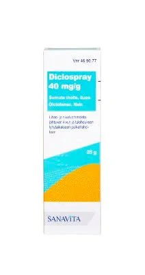 Diclospray 40 mg/g Sumute Iholle, Liuos - Image 2