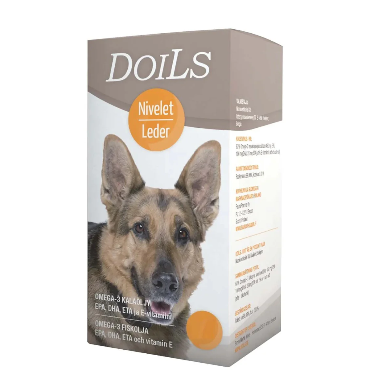 Doils Omega 3, Nivelet
