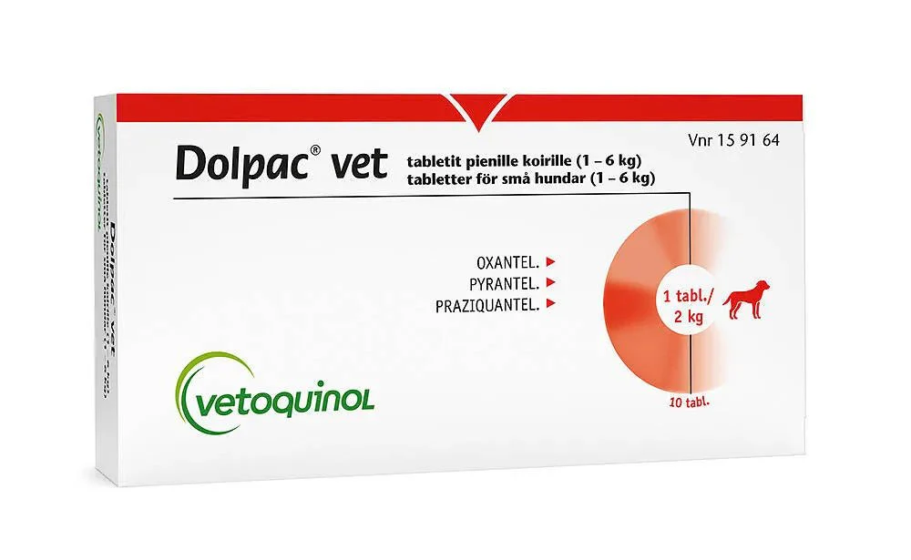 Dolpac Vet Tabletit Pienille Koirille 10 mg/28,8 mg/40,06 mg Tabl 1-6 kg - Image 2