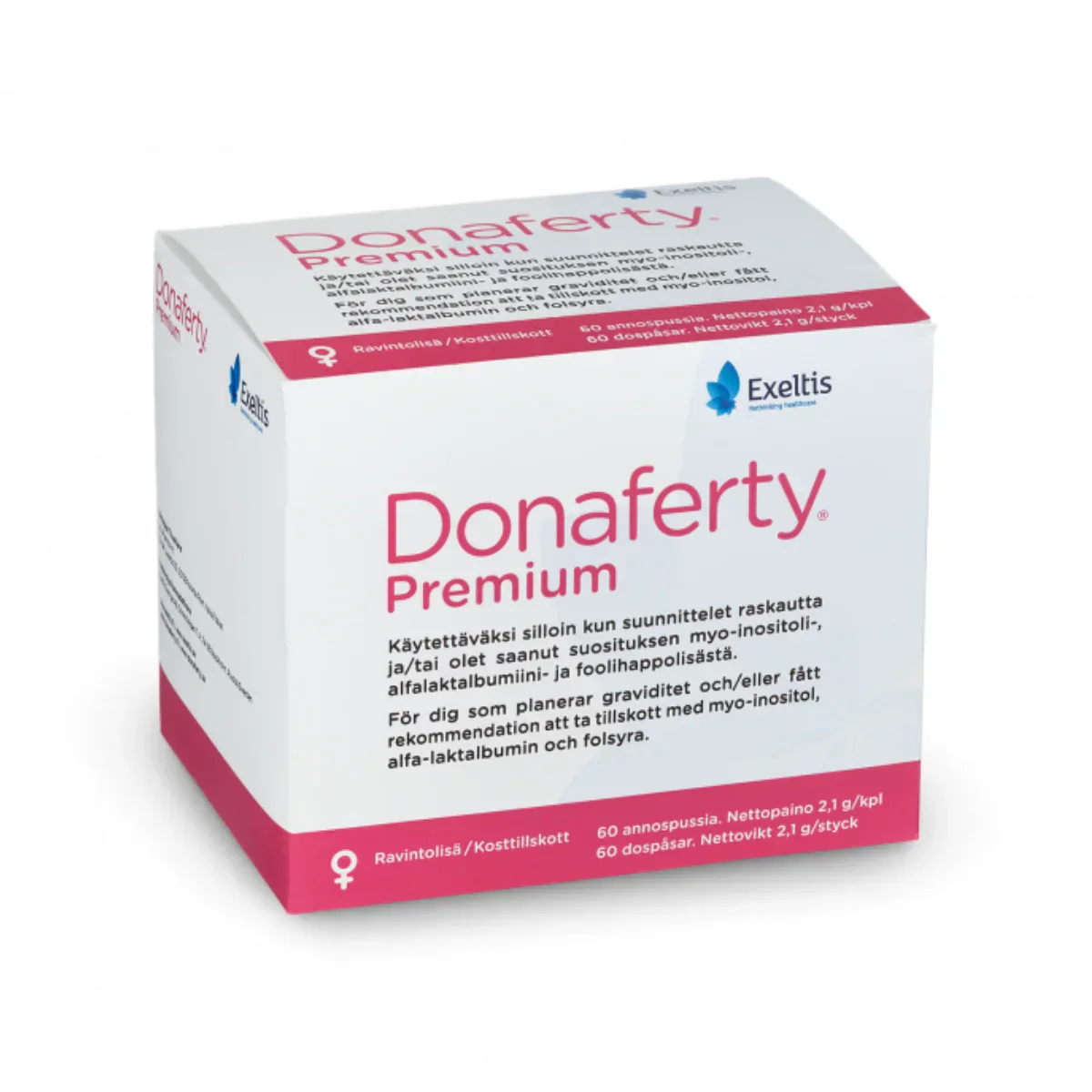 Donaferty Premium Ravintolisä (hedelmällisyys & raskauden suunnittelu) - Image 2