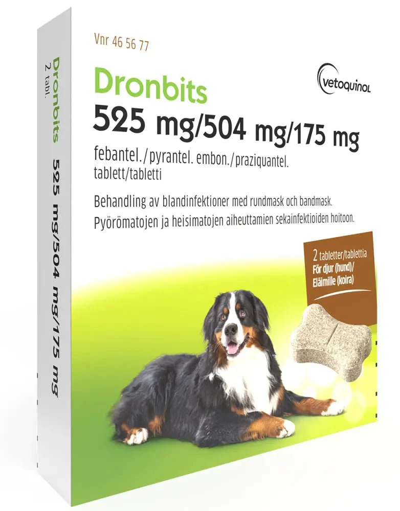 Dronbits 175 mg/504 mg/525 mg Vet Tabl - Image 3