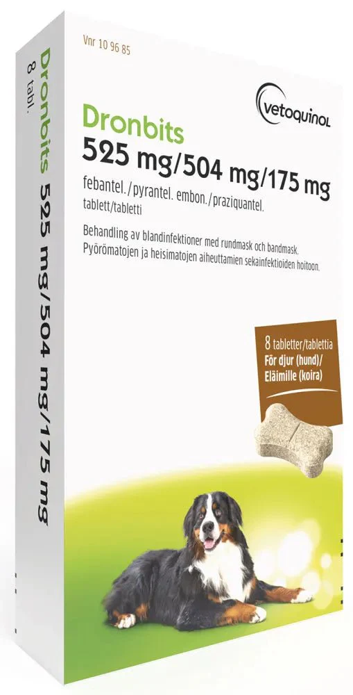 Dronbits 175 mg/504 mg/525 mg Vet Tabl - Image 4