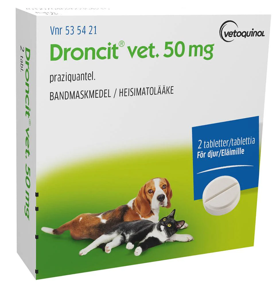 Droncit Vet 50 mg Tabl
