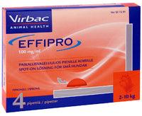 Effipro Pienille Koirille 100 mg/ml Vet Paikallisvaleluliuos 2-10 kg